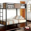 Двухъярусная кровать в стиле Лофт из металла N68
